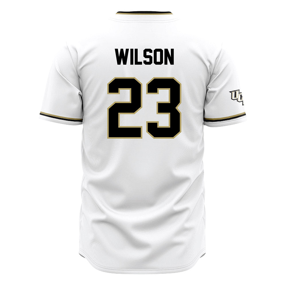 Central Florida - NCAA Baseball : Mason Wilson - White Jersey-1