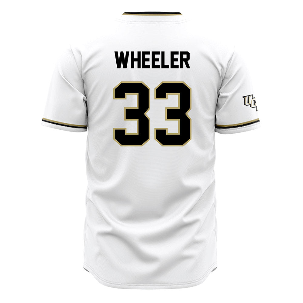 Central Florida - NCAA Baseball : Trey Wheeler - White Jersey