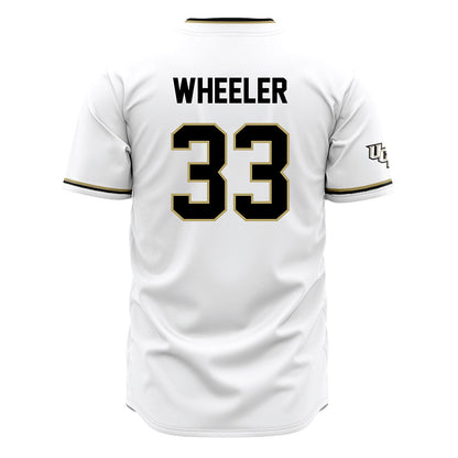 Central Florida - NCAA Baseball : Trey Wheeler - White Jersey