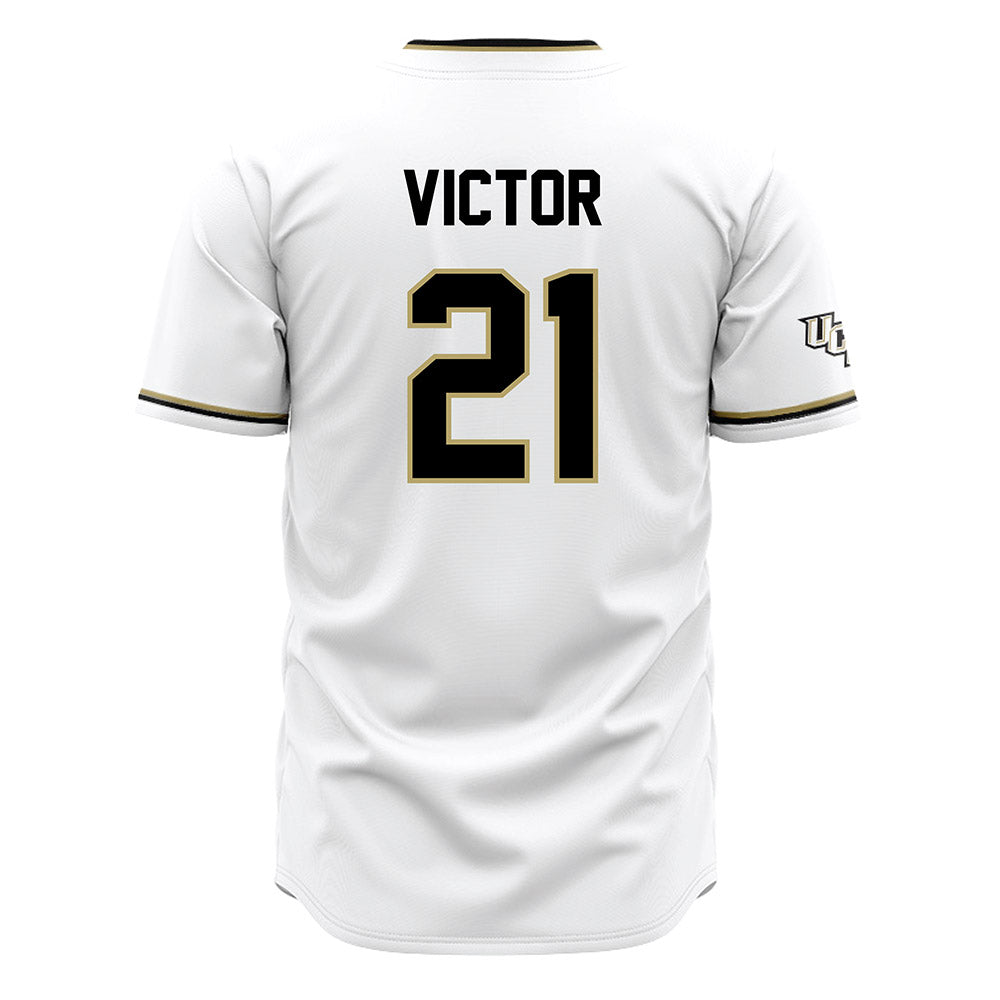 Central Florida - NCAA Baseball : Najer Victor - White Jersey