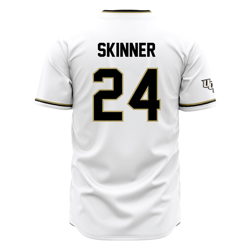Central Florida - NCAA Baseball : Zak Skinner - White Jersey-1