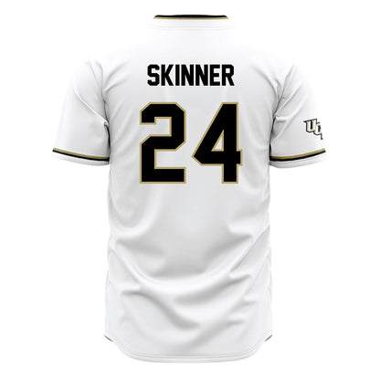 Central Florida - NCAA Baseball : Zak Skinner - White Jersey-1