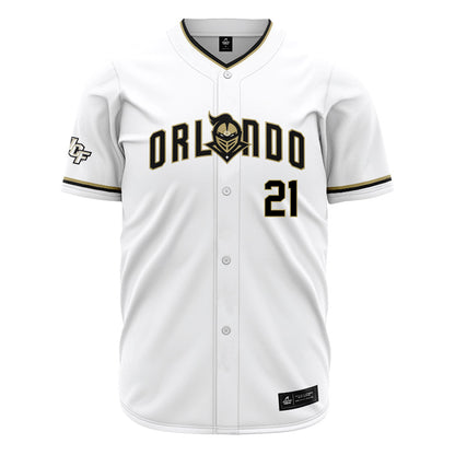 Central Florida - NCAA Baseball : Najer Victor - White Jersey