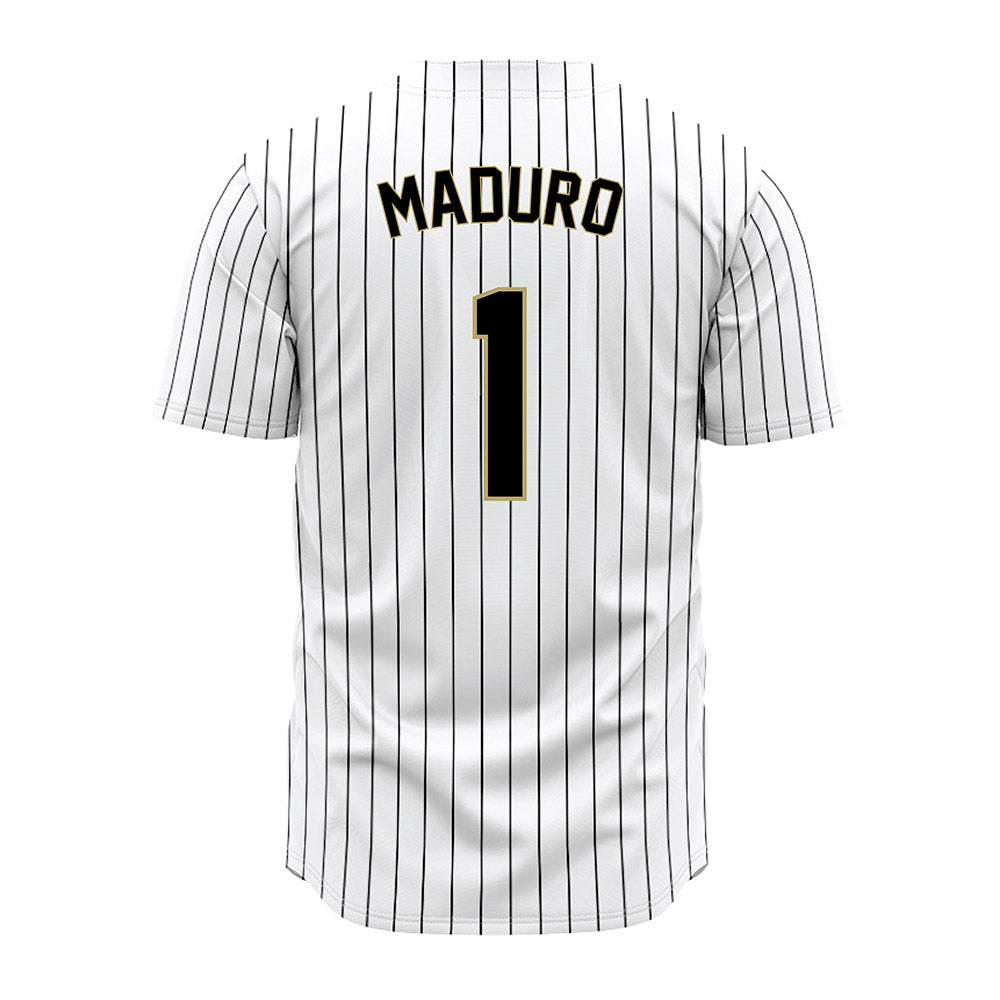 Central Florida - NCAA Baseball : Kendrey Maduro - Pinstripe Jersey-1