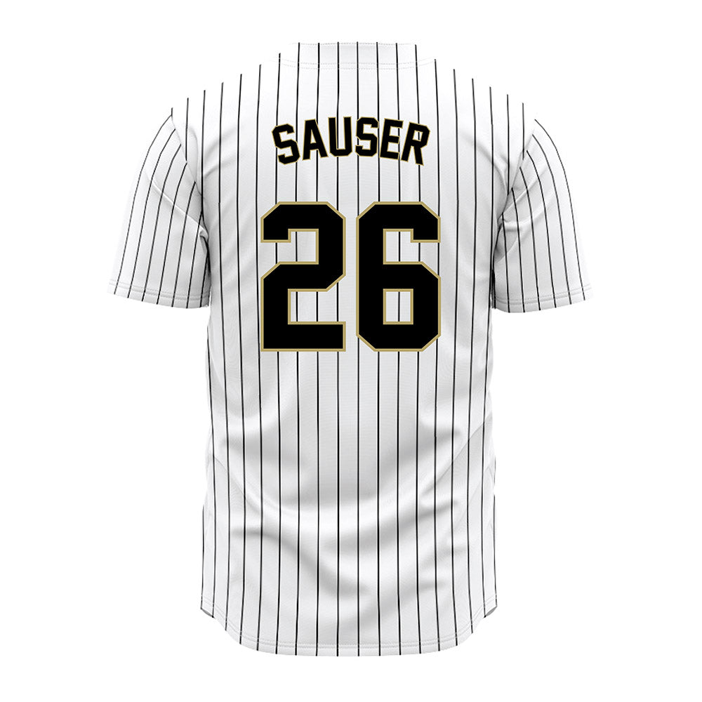 Central Florida - NCAA Baseball : Matt Sauser - Pinstripe Jersey-1