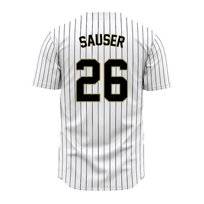 Central Florida - NCAA Baseball : Matt Sauser - Pinstripe Jersey-1