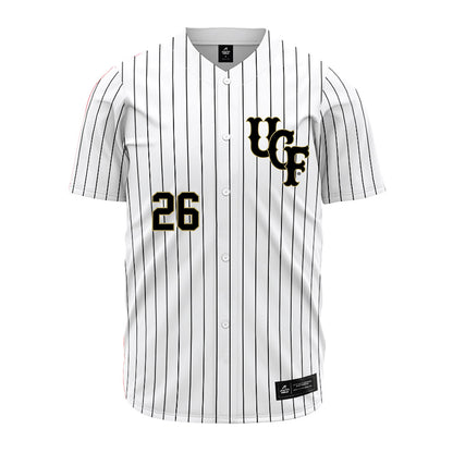 Central Florida - NCAA Baseball : Matt Sauser - Pinstripe Jersey-0