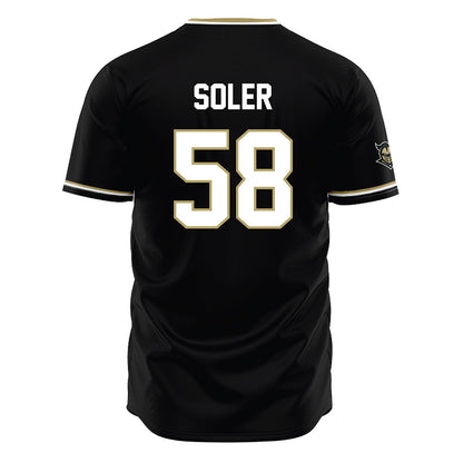 Central Florida - NCAA Baseball : Alan Soler - Black Jersey-1
