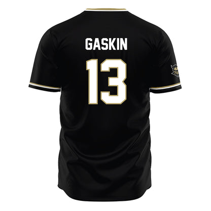 Central Florida - NCAA Baseball : Cayden Gaskin - Black Jersey-1