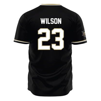 Central Florida - NCAA Baseball : Mason Wilson - Black Jersey-1
