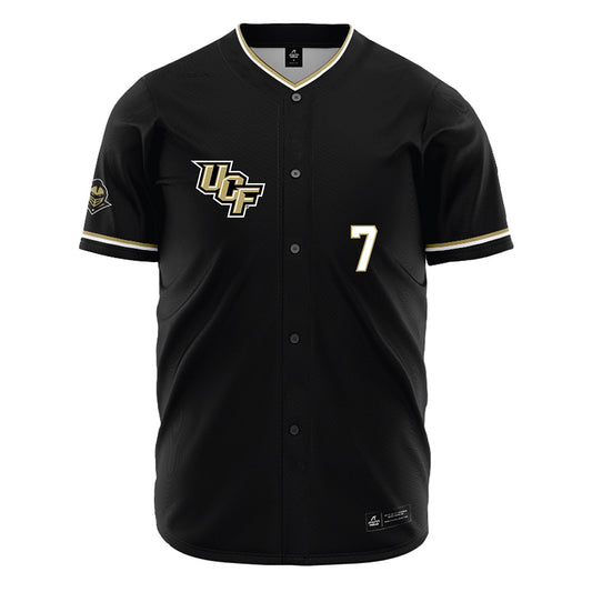 Central Florida - NCAA Baseball : Braden Calise - Black Jersey-0