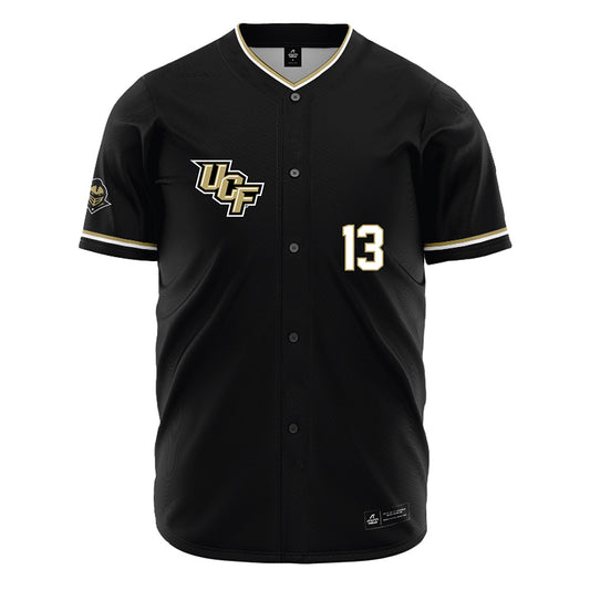 Central Florida - NCAA Baseball : Cayden Gaskin - Black Jersey-0