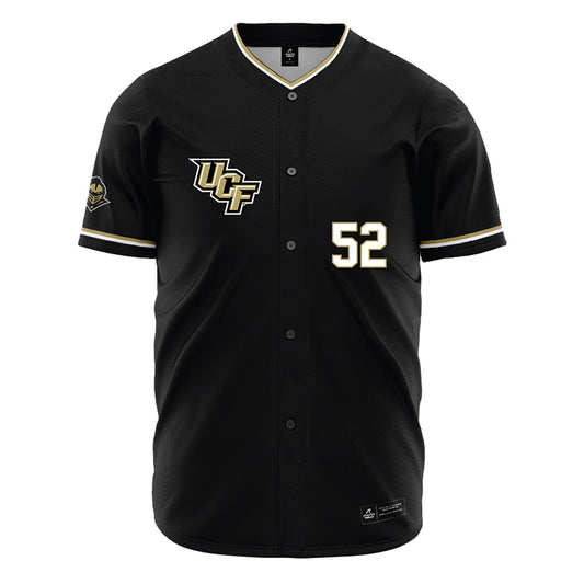Central Florida - NCAA Baseball : Stephen Chucka - Black Jersey-0