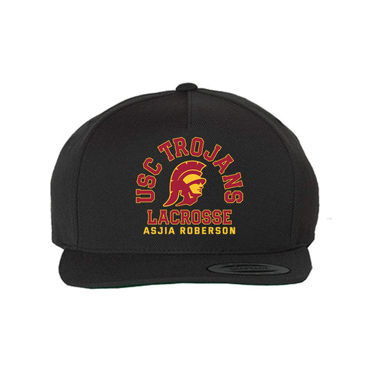 USC - NCAA Women's Lacrosse : Asjia Roberson - Snapback Hat-0