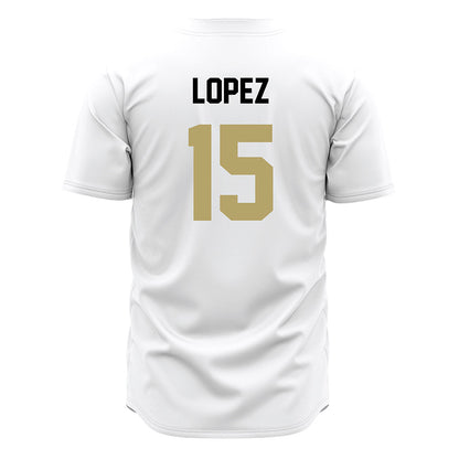 Central Florida - NCAA Softball : Yessenia Lopez - White Jersey-1