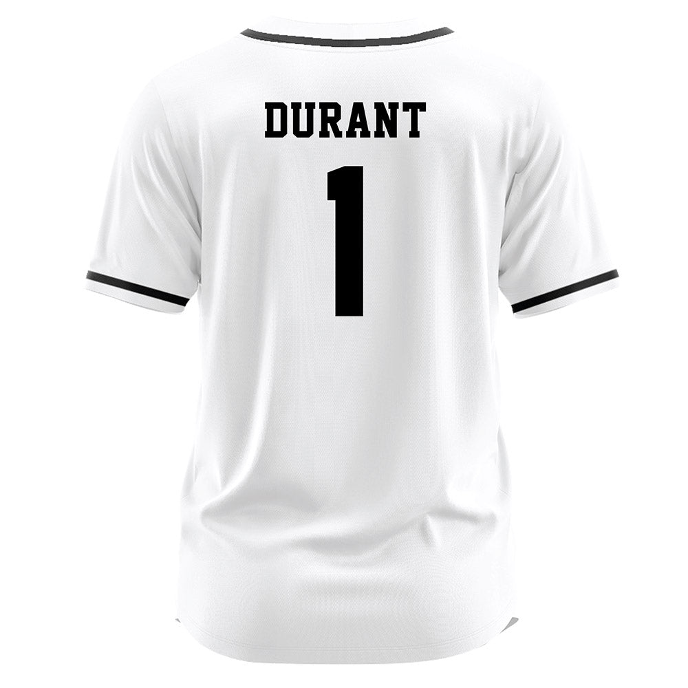 Central Florida - NCAA Softball : Ayala Durant - White Jersey-1