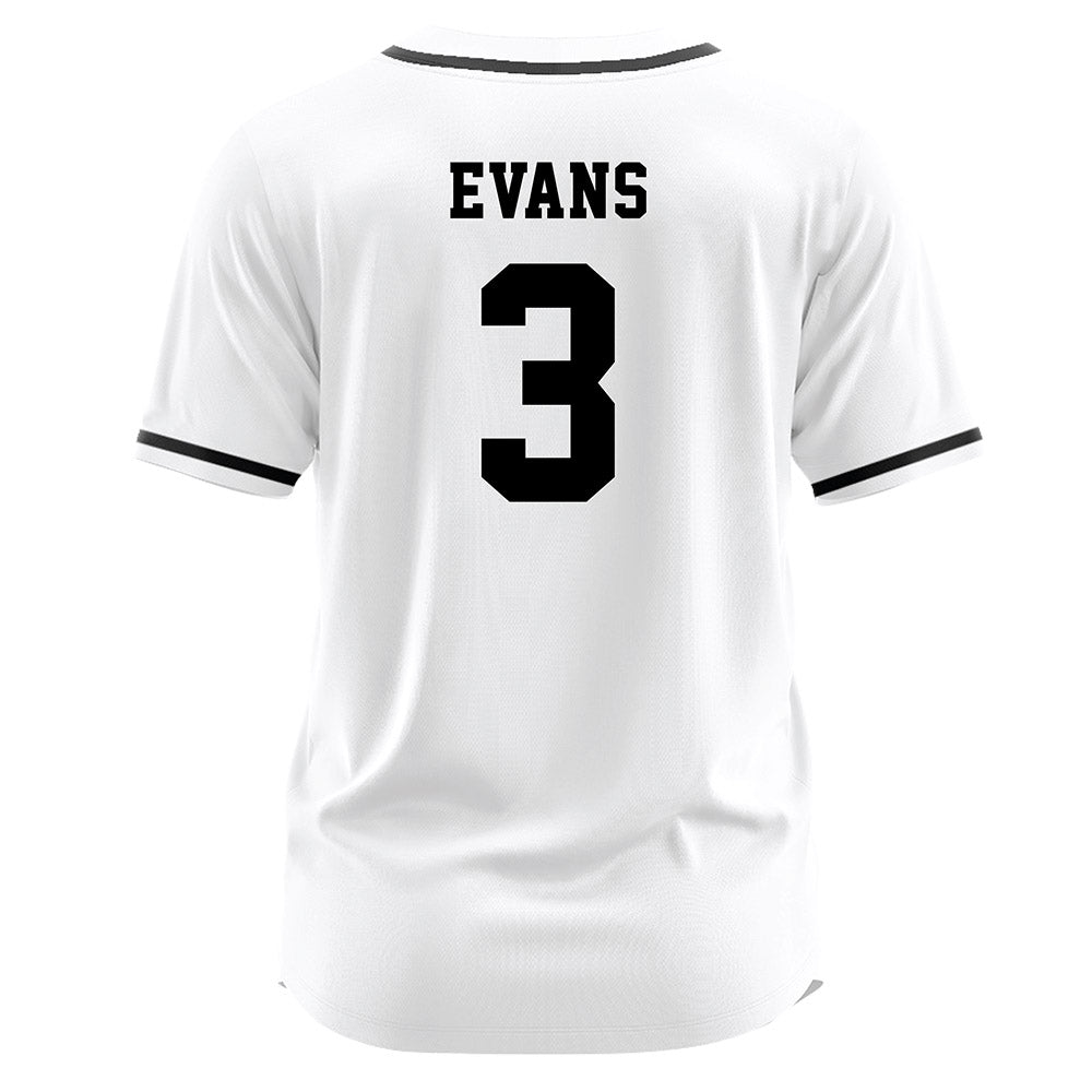 Central Florida - NCAA Softball : Aubrey Evans - White Jersey-1