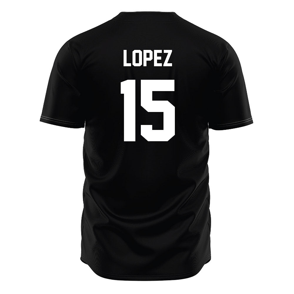 Central Florida - NCAA Softball : Yessenia Lopez - Black Jersey-1