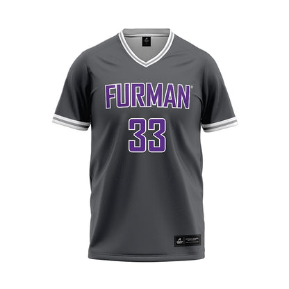 Furman - NCAA Softball : Meghan Shirey - Anthracite Jersey-0