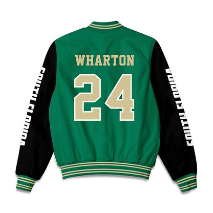 USF - NCAA Men's Basketball : Jaylen Wharton - Bomber Jacket