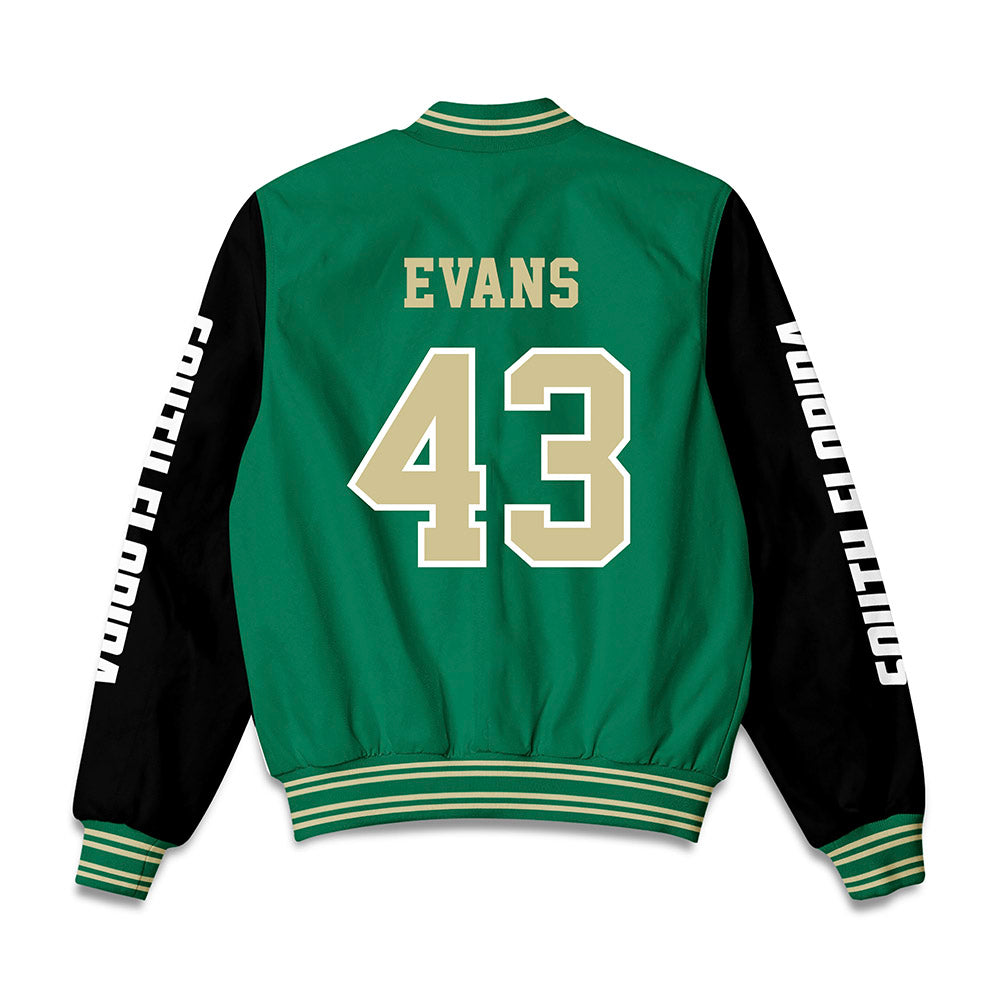 USF - NCAA Football : Cooper Evans - Bomber Jacket