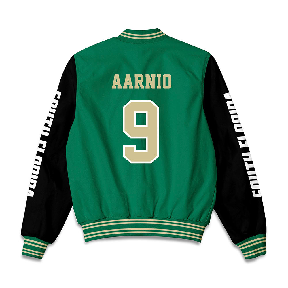 USF - NCAA Women's Basketball : Janette Aarnio - Bomber Jacket-1