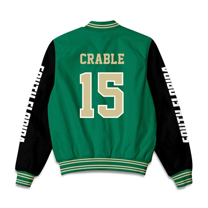 USF - NCAA Football : Tayten Crable - Bomber Jacket-1