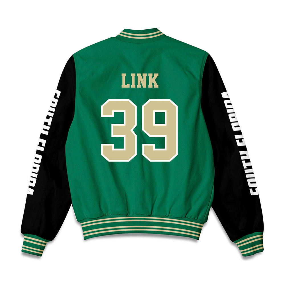 USF - NCAA Baseball : Bradley Link - Bomber Jacket