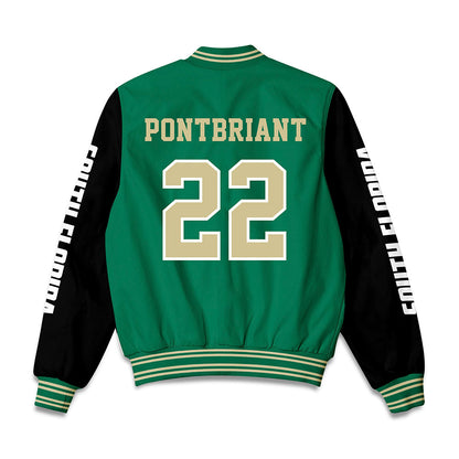 USF - NCAA Baseball : Dominic Pontbriant - Bomber Jacket-1