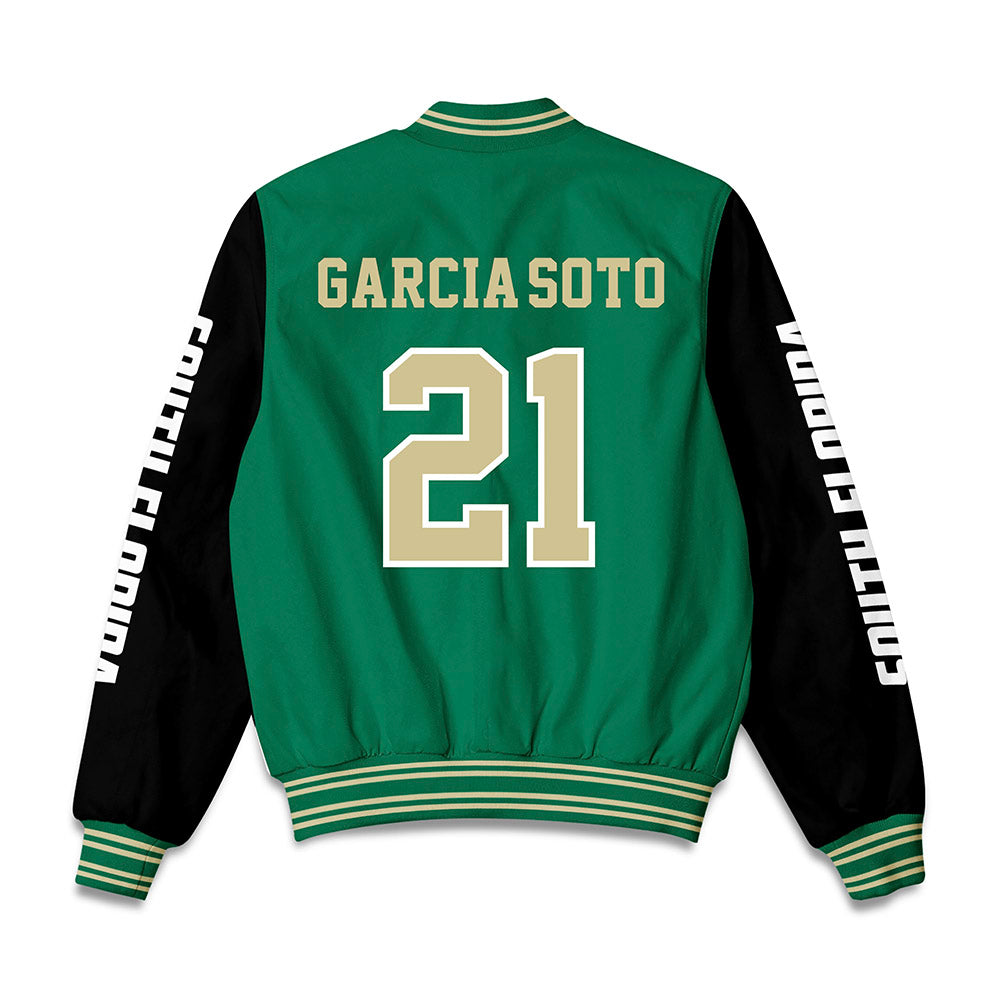 USF - NCAA Softball : Kathy Garcia-Soto - Bomber Jacket-1