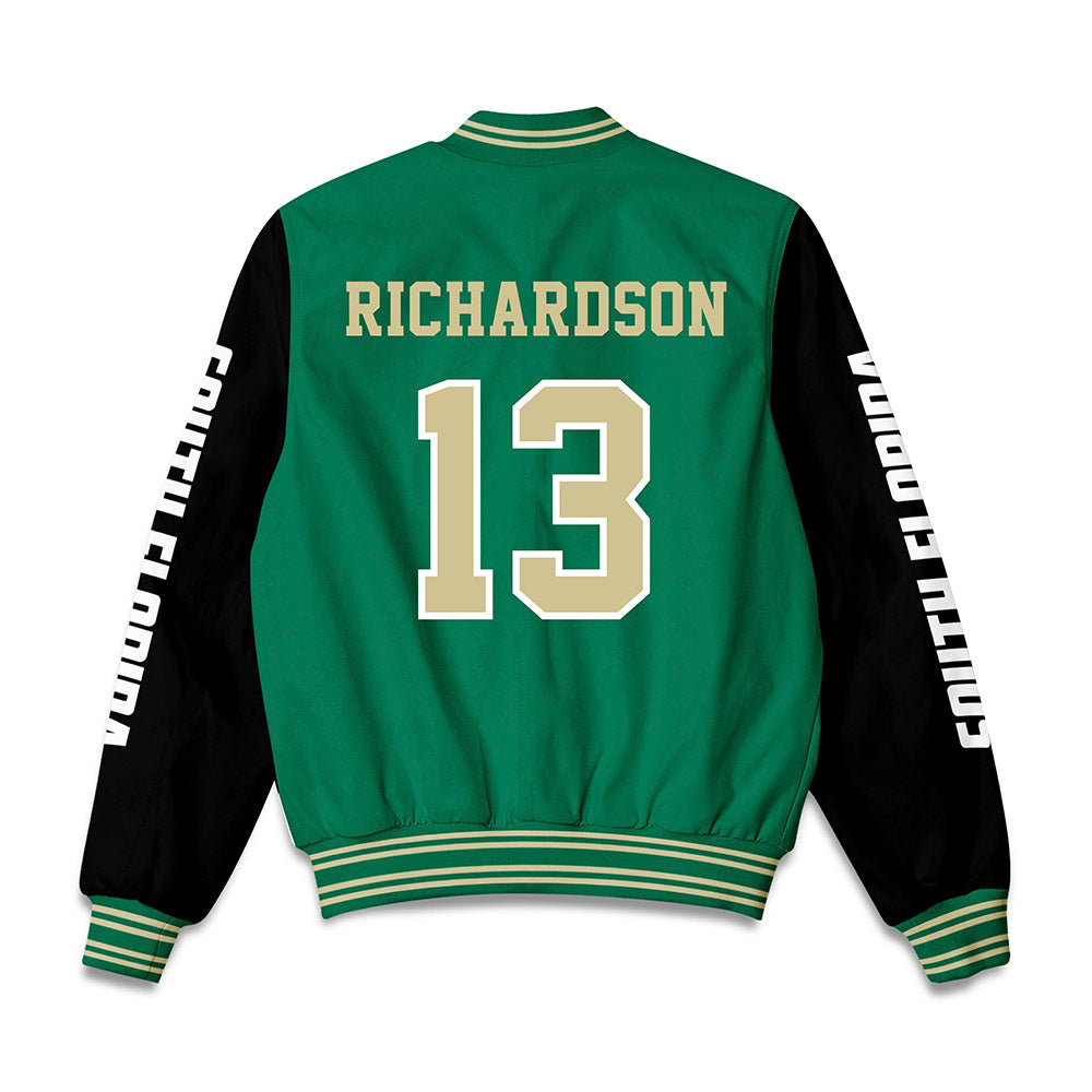 USF - NCAA Men's Soccer : Tyler Richardson - Bomber Jacket