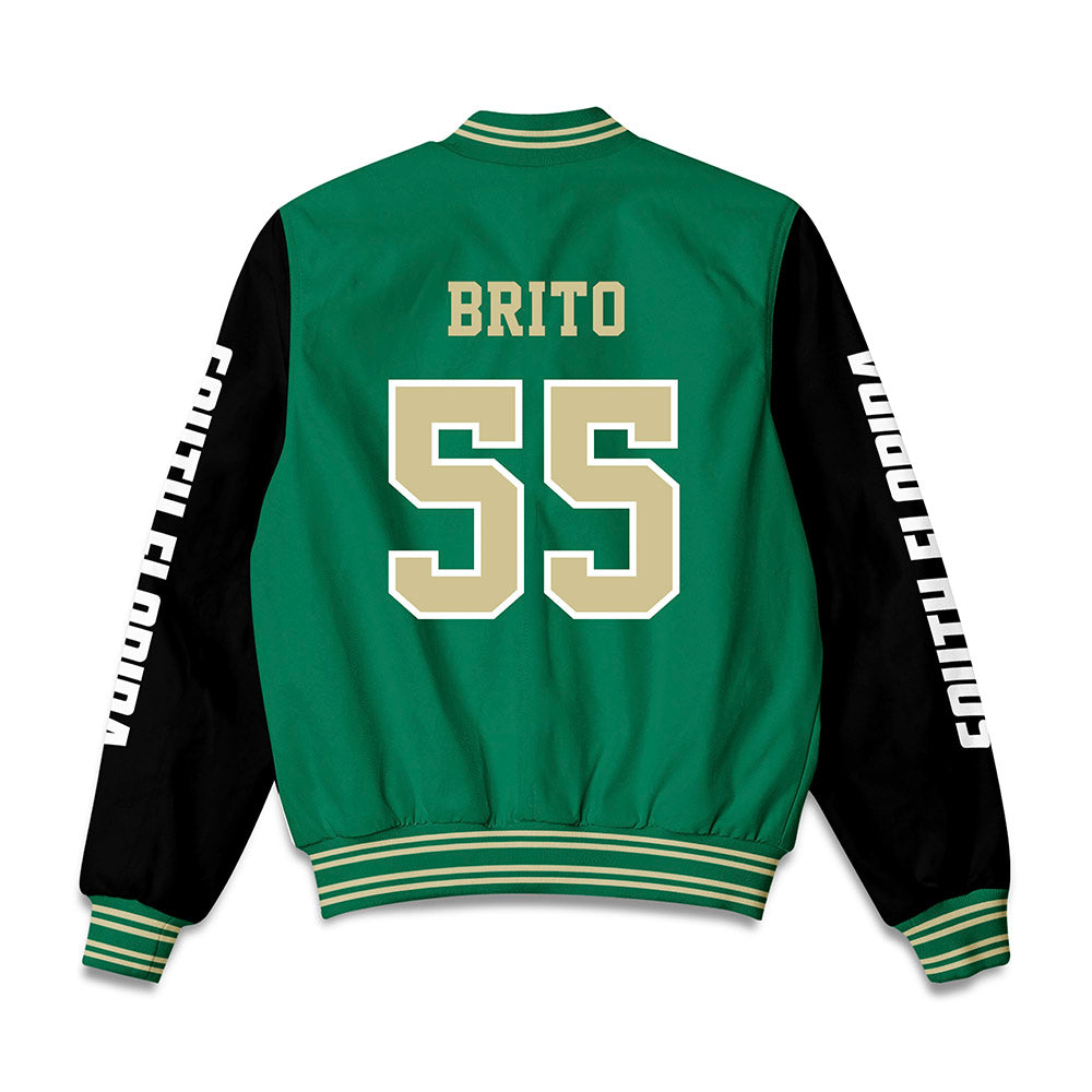 USF - NCAA Women's Basketball : Carla Brito - Bomber Jacket-1