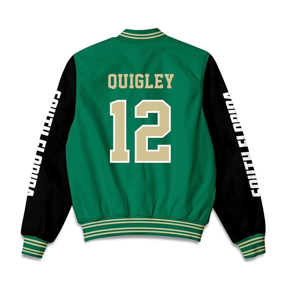 USF - NCAA Baseball : Anthony Quigley - Bomber Jacket