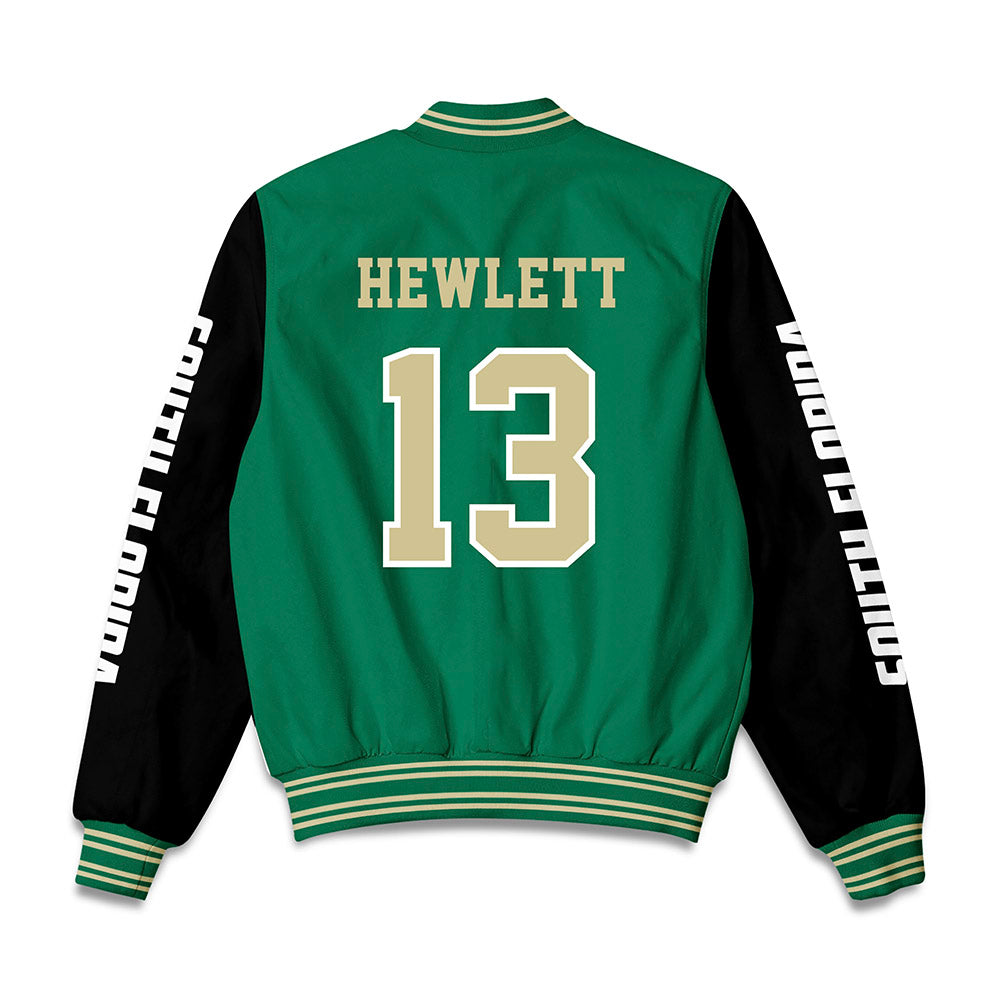 USF - NCAA Football : Locklan Hewlett - Bomber Jacket-1