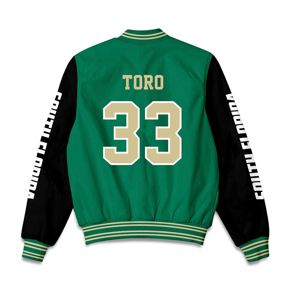 USF - NCAA Baseball : Brayden Toro - Bomber Jacket