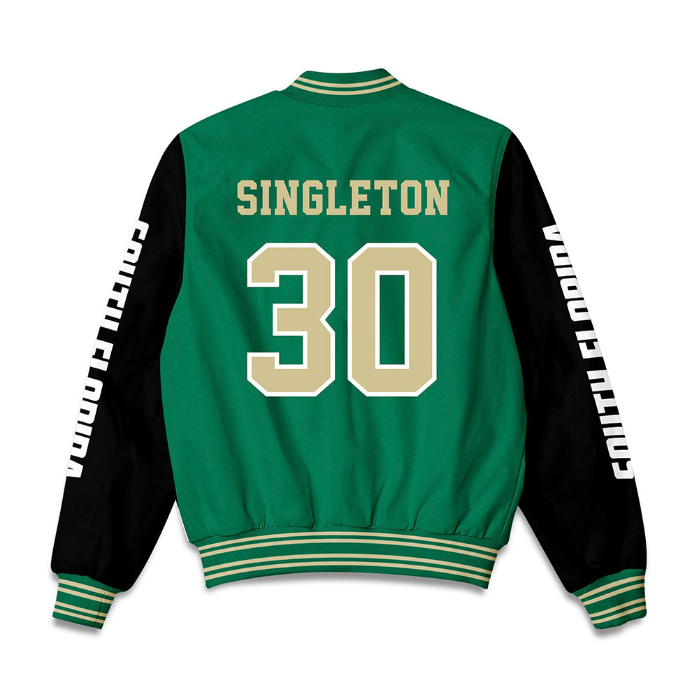 USF - NCAA Football : Ira Singleton - Bomber Jacket-1