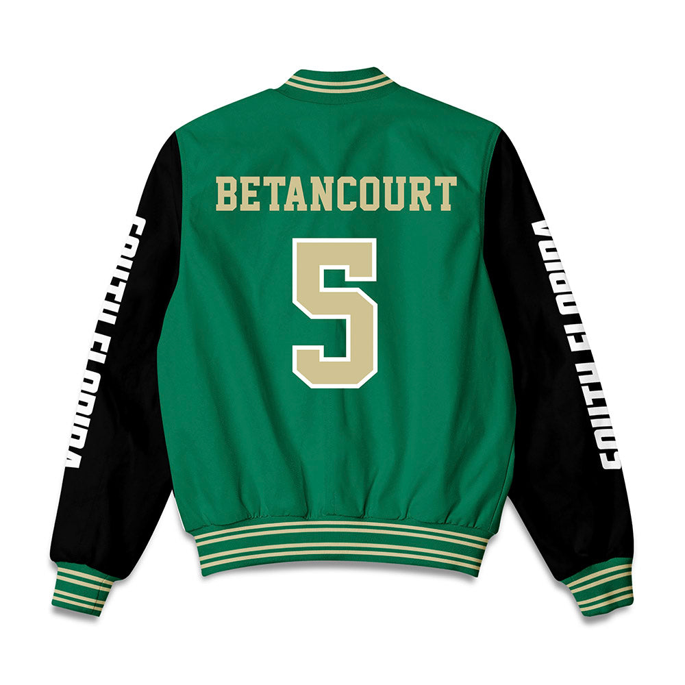 USF - NCAA Baseball : Rafael Betancourt - Bomber Jacket-1