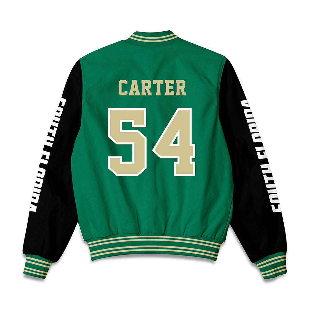 USF - NCAA Football : Braden Carter - Bomber Jacket