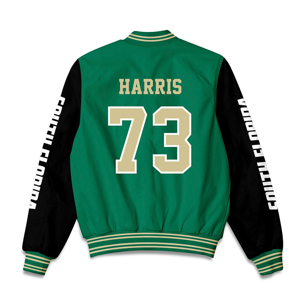 USF - NCAA Football : Caleb Harris - Bomber Jacket-1