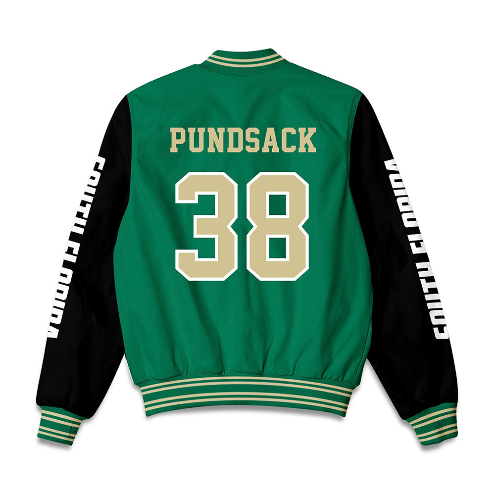 USF - NCAA Baseball : Caleb Pundsack - Bomber Jacket