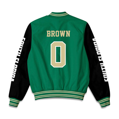 USF - NCAA Men's Basketball : Xavier Brown - Bomber Jacket-1