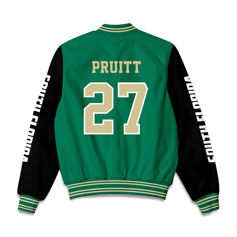 USF - NCAA Baseball : Ryan Pruitt - Bomber Jacket