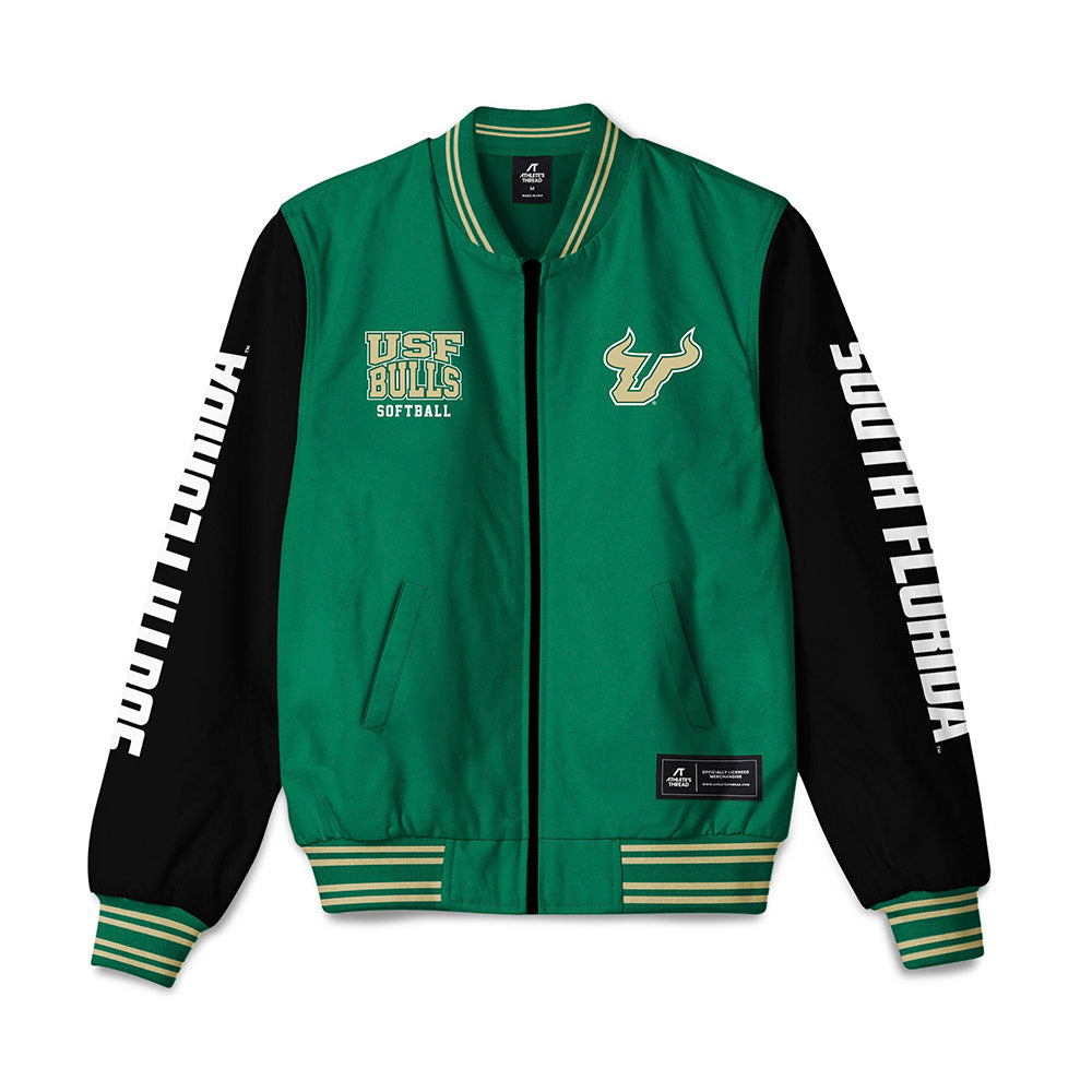 USF - NCAA Softball : Mckenna Schroding - Bomber Jacket