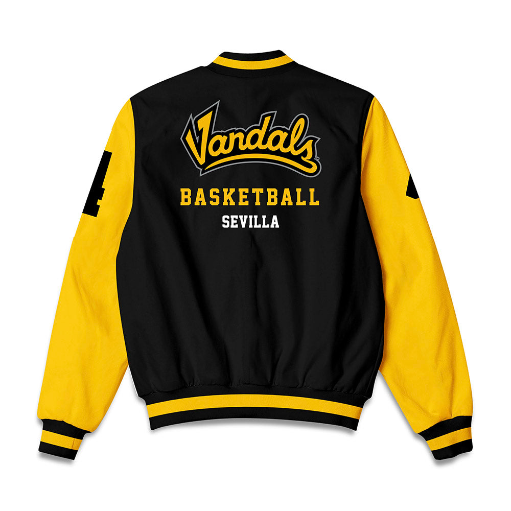 Idaho - NCAA Men's Basketball : Aidan Sevilla - Bomber Jacket-1