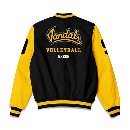 Idaho - NCAA Women's Volleyball : Kiana Greer - Bomber Jacket-1