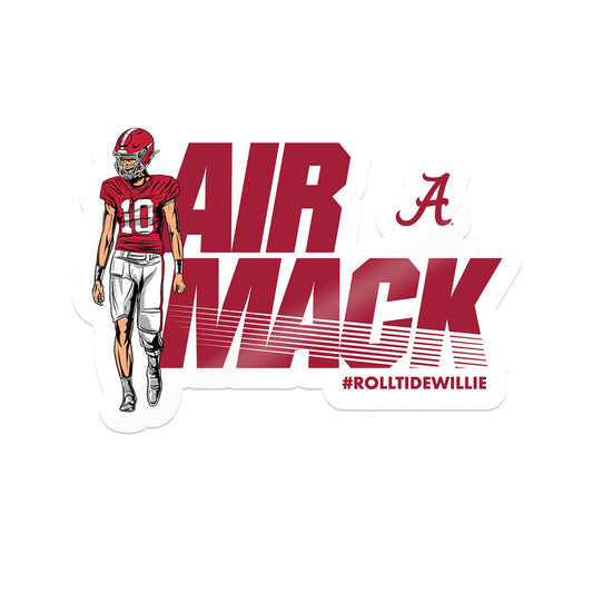 Alabama - NCAA Football :  Austin Mack  x Roll Tide Willie -  Sticker Individual Caricature