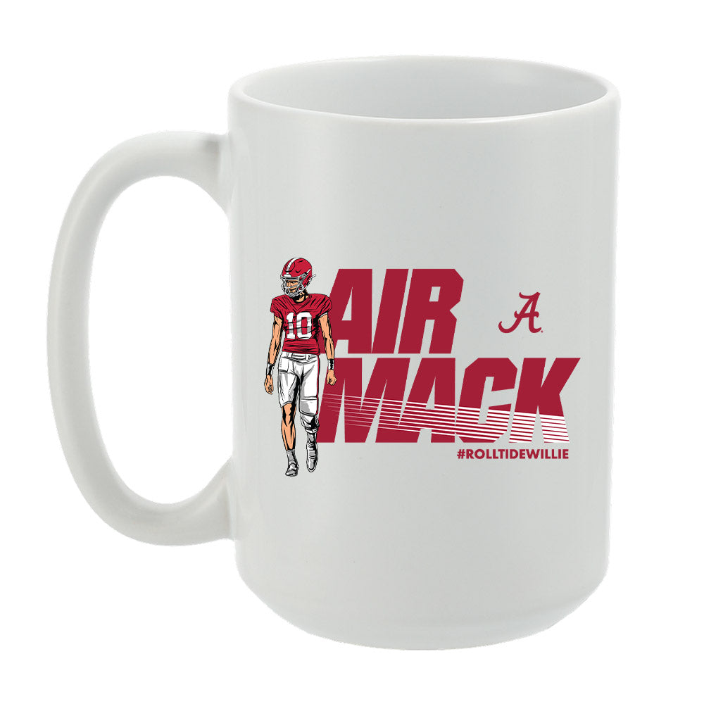 Alabama - NCAA Football :  Austin Mack  x Roll Tide Willie -  Mug Individual Caricature