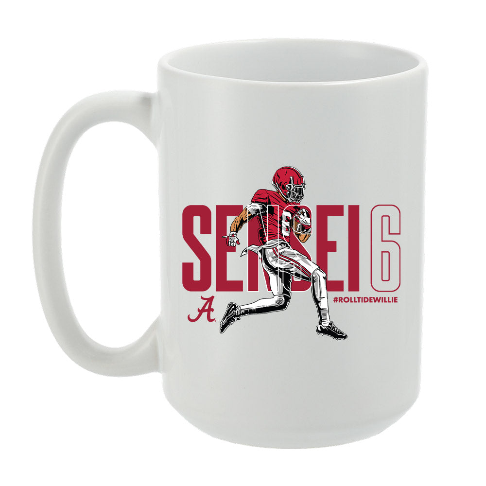 Alabama - NCAA Football :  Kobe Prentice  x Roll Tide Willie -  Mug Individual Caricature