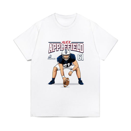 Samford - NCAA Football : Alex Applefield - Caricature Comfort Colors T-Shirt-0