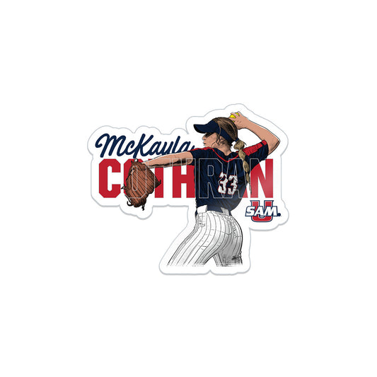 Samford - NCAA Softball : McKayla Cothran - Stickers